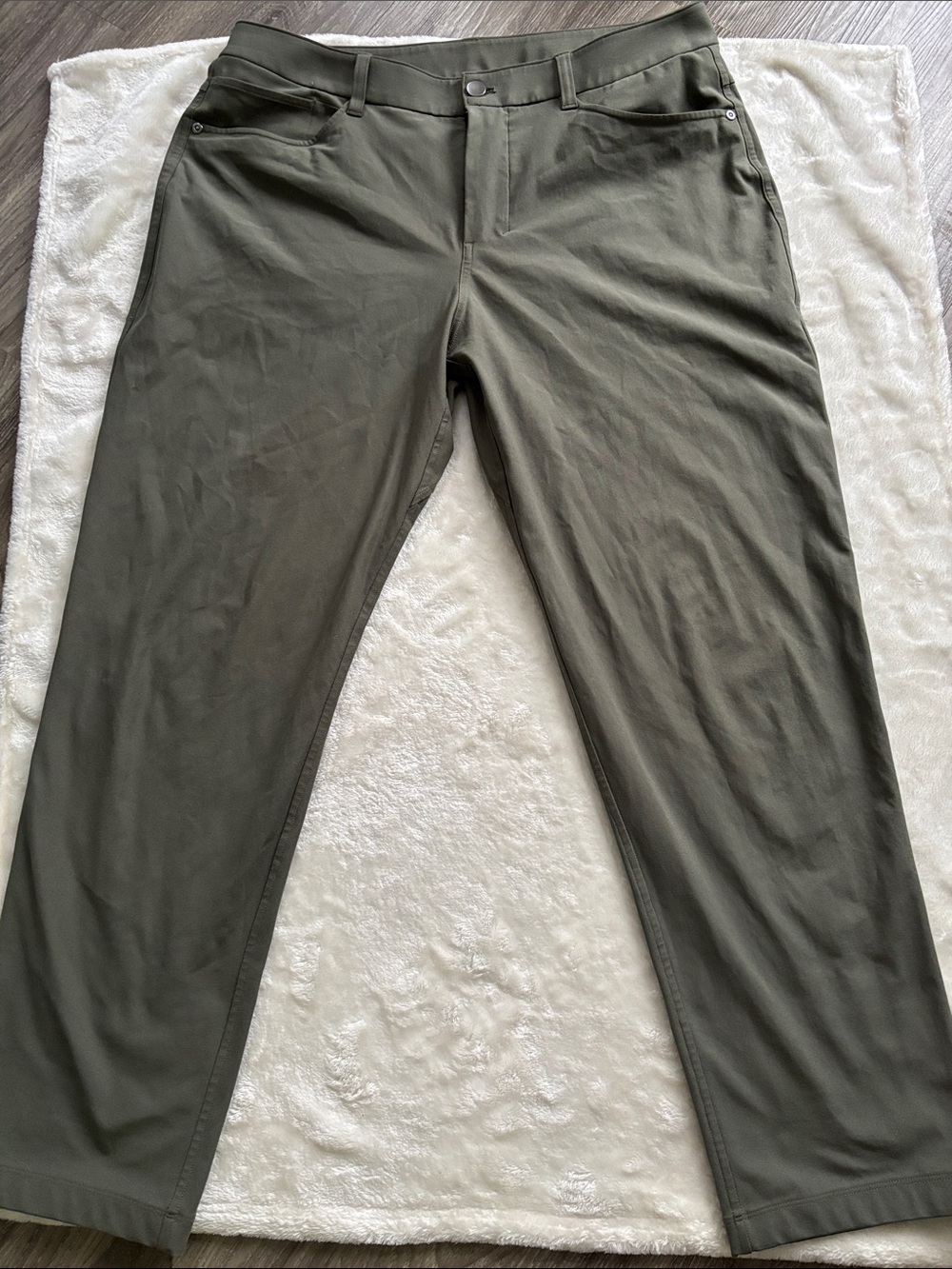 lululemon athletica Olive Green Stretch Chinos
